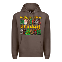 Coffee wishing you a magical season Premium Hoodie - AdoDesignShop