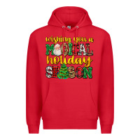 Red wishing you a magical season Premium Hoodie - AdoDesignShop