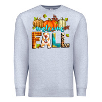 Heather Grey welcome fall Premium Sweatshirt - Zillion Design Studio