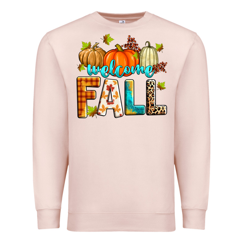 Welcome Fall Premium Sweatshirt by Zillion Design Studio | Teevron