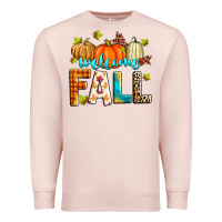 Pale Pink welcome fall Premium Sweatshirt - Zillion Design Studio