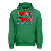 Emerald love more worry less Urban Hoodie - AdoDesignShop