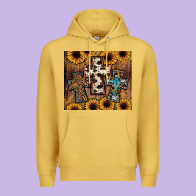 Cross Tumbler Premium Hoodie Designed By Jahusdesignshop