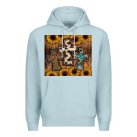 Blue Mist cross tumbler Premium Hoodie - JahusDesignShop