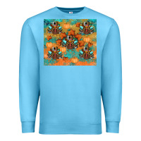 Ocean Blue thanksgiving turkey fall Premium Sweatshirt - RanaPortraitStore