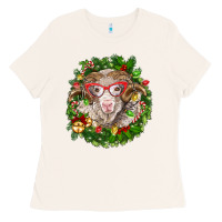 Bone Christmas merino Ladies Tee - BarkalooDesign
