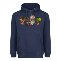 Navy american football coffee cups Heavyweight Hoodie - texasbilliewilder