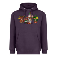 Plum american football coffee cups Heavyweight Hoodie - texasbilliewilder