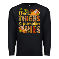 Black thick thighs and pumpkin pies Premium Sweatshirt - Zillion Design Studio