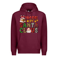 Burgundy made in santa claus ado Premium Hoodie - AdoDesignShop