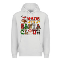Dove Grey made in santa claus ado Premium Hoodie - AdoDesignShop