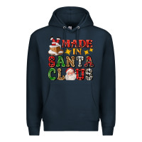 Navy made in santa claus ado Premium Hoodie - AdoDesignShop