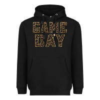 Black game day leopard Heavyweight Hoodie - Zillion Design Studio