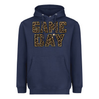 Navy game day leopard Heavyweight Hoodie - Zillion Design Studio