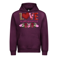 Mauve Wine love is all you need Urban Hoodie - AdoDesignShop