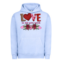 Pigment Grape Ice love is all you need Urban Hoodie - AdoDesignShop