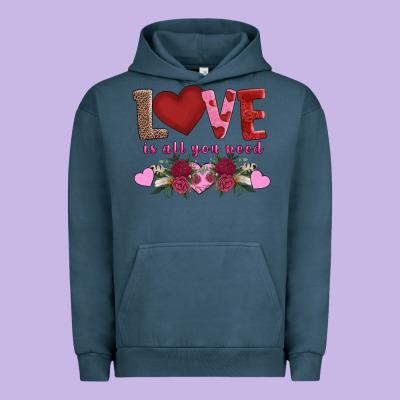Love Is All You Need Urban Hoodie Designed By Adodesignshop