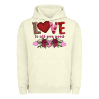 Pigment Pistachio love is all you need Urban Hoodie - AdoDesignShop