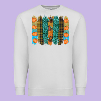 Thanksgiving Brushstrokes Premium Sweatshirt Designed By Ranaportraitstore