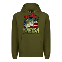 Army Green reel cool mom fishing Premium Hoodie - Jasminsmagicworld