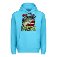 Ocean Blue reel cool mom fishing Premium Hoodie - Jasminsmagicworld