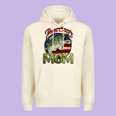 Reel Cool Mom Fishing Premium Hoodie Designed By Jasminsmagicworld