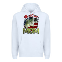 White reel cool mom fishing Premium Hoodie - Jasminsmagicworld