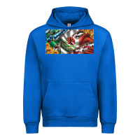 Cobalt usa flag and mexico flag with sunflower and cowhide  license plate Urban Hoodie - Artiststas