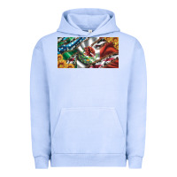 Pigment Grape Ice usa flag and mexico flag with sunflower and cowhide  license plate Urban Hoodie - Artiststas