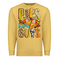 Antique Gold pies before guys Premium Sweatshirt - Zillion Design Studio