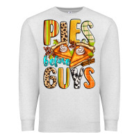 Oatmeal Heather pies before guys Premium Sweatshirt - Zillion Design Studio