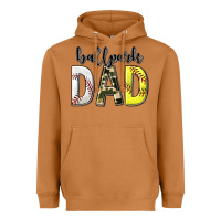 Meerkat ballpark dad with softball and baseball Heavyweight Hoodie - texasbilliewilder