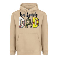 Mushroom ballpark dad with softball and baseball Heavyweight Hoodie - texasbilliewilder
