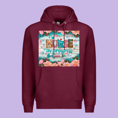 Nurse In Progress Tumbler Premium Hoodie Designed By Bundleandbundleshop