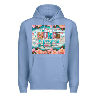 Colony Blue nurse in progress tumbler Premium Hoodie - BundleAndBundleShop