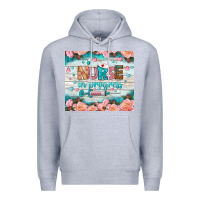 Heather Grey nurse in progress tumbler Premium Hoodie - BundleAndBundleShop