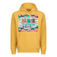 Mustard nurse in progress tumbler Premium Hoodie - BundleAndBundleShop