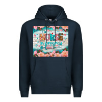 Navy nurse in progress tumbler Premium Hoodie - BundleAndBundleShop