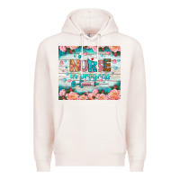Pale Pink nurse in progress tumbler Premium Hoodie - BundleAndBundleShop