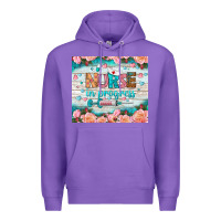 Purple nurse in progress tumbler Premium Hoodie - BundleAndBundleShop