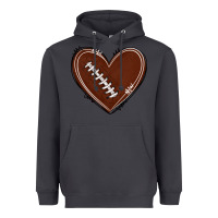 Smoke american football heart Heavyweight Hoodie - texasbilliewilder