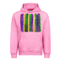 Fuchsia Pink mardi gras brushstrokes Urban Hoodie - AdoDesignShop