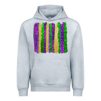 Heather Grey mardi gras brushstrokes Urban Hoodie - AdoDesignShop