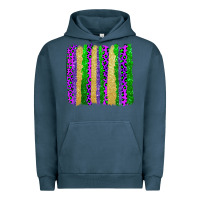 Pigment Midnight Navy mardi gras brushstrokes Urban Hoodie - AdoDesignShop