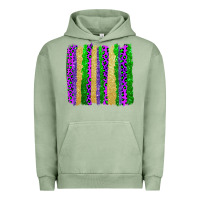 Pigment Oil Green mardi gras brushstrokes Urban Hoodie - AdoDesignShop