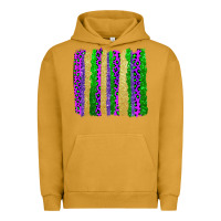 Pigment Peanut Butter mardi gras brushstrokes Urban Hoodie - AdoDesignShop