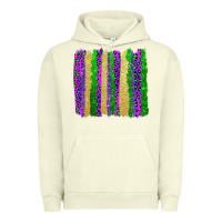 Pigment Pistachio mardi gras brushstrokes Urban Hoodie - AdoDesignShop