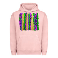 Pigment Salmon mardi gras brushstrokes Urban Hoodie - AdoDesignShop