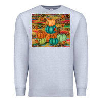 Heather Grey pumpkin Premium Sweatshirt - RanaPortraitStore