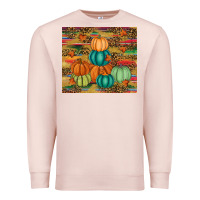 Pale Pink pumpkin Premium Sweatshirt - RanaPortraitStore